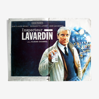 Affiche cinéma original "Inspecteur Lavardin" Chabrol