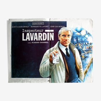 Original movie poster "Inspector Lavardin" Chabrol
