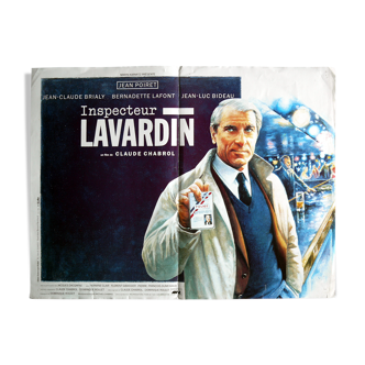 Affiche cinéma original "Inspecteur Lavardin" Chabrol