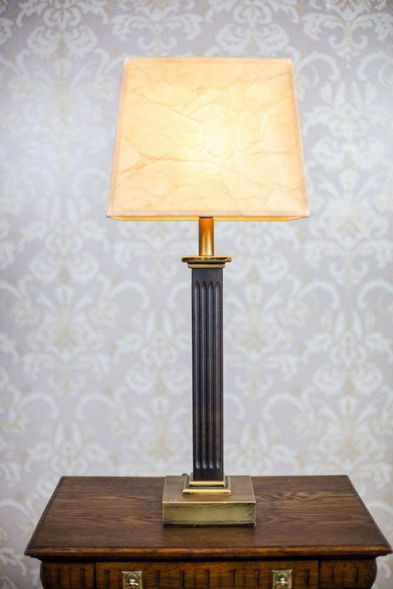 Lampe de table électrique vintage, années 1990