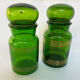 Pair of old pharmacy jars