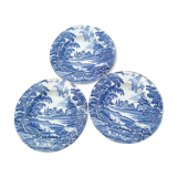 Set of 3 hollow plates Lunéville