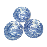 Set of 3 hollow plates Lunéville