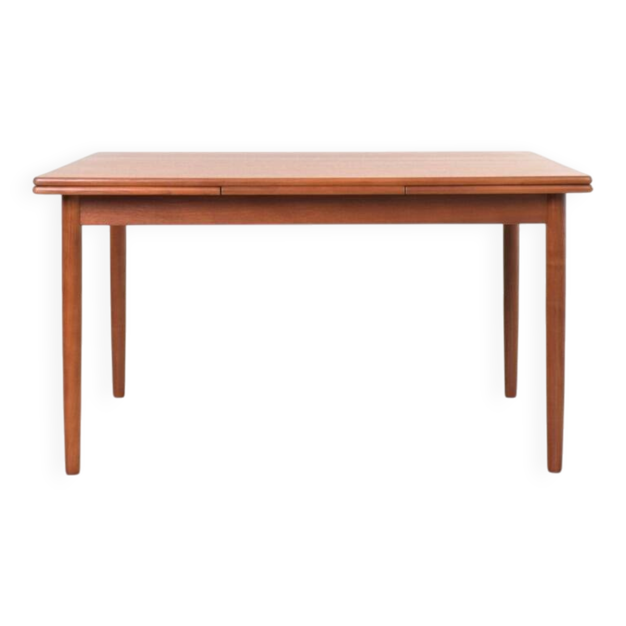 Mid-Century Danish Extendable Teak Dining Table from Rogenstrup Möbelfabrik