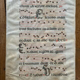 Antiphonary page XVIIIth Renaissance