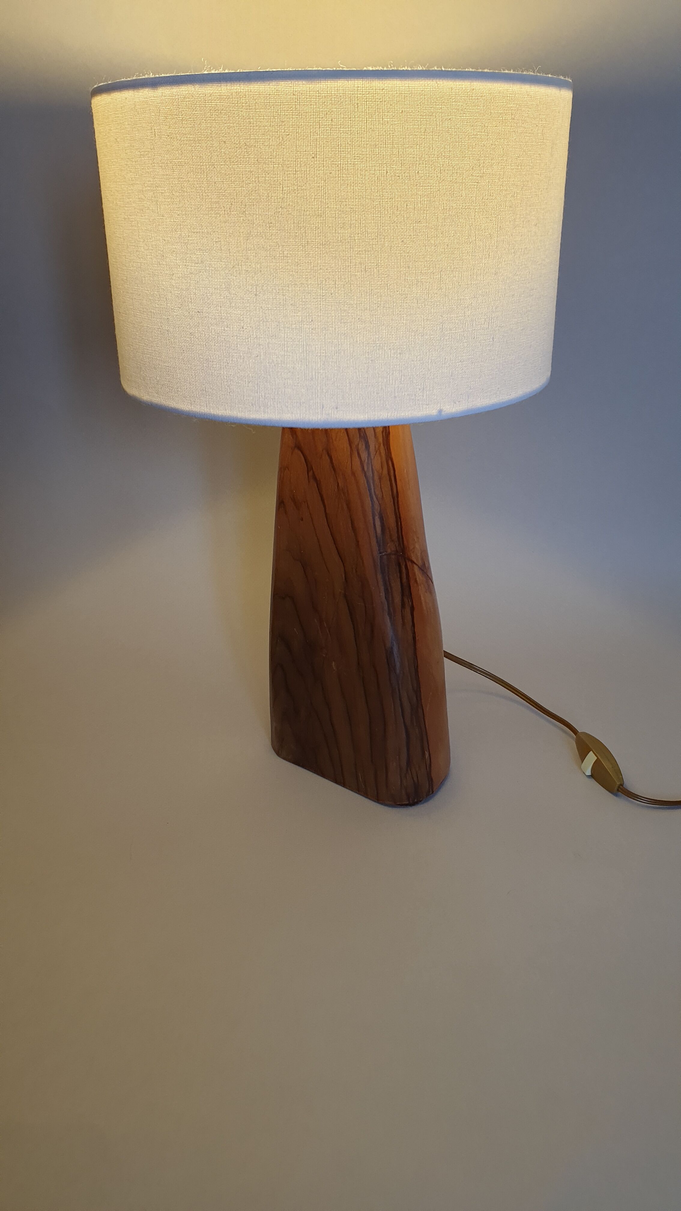 Vintage brutalist table lamp