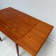 1960s vintage mid-century Danish teak extendable dining table by Poul Hundvad for Hundevad & Co.