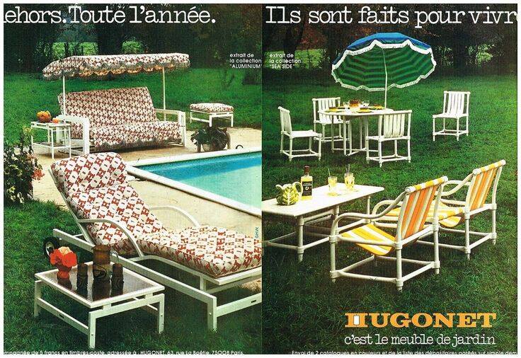 Salon de jardin Hugonet 1977