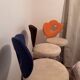 Set of 3 stools – Giorgio Saporiti for Il Loft – Italy, 1970s/80s