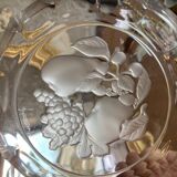 Crystal salad bowl Val Saint Lambert