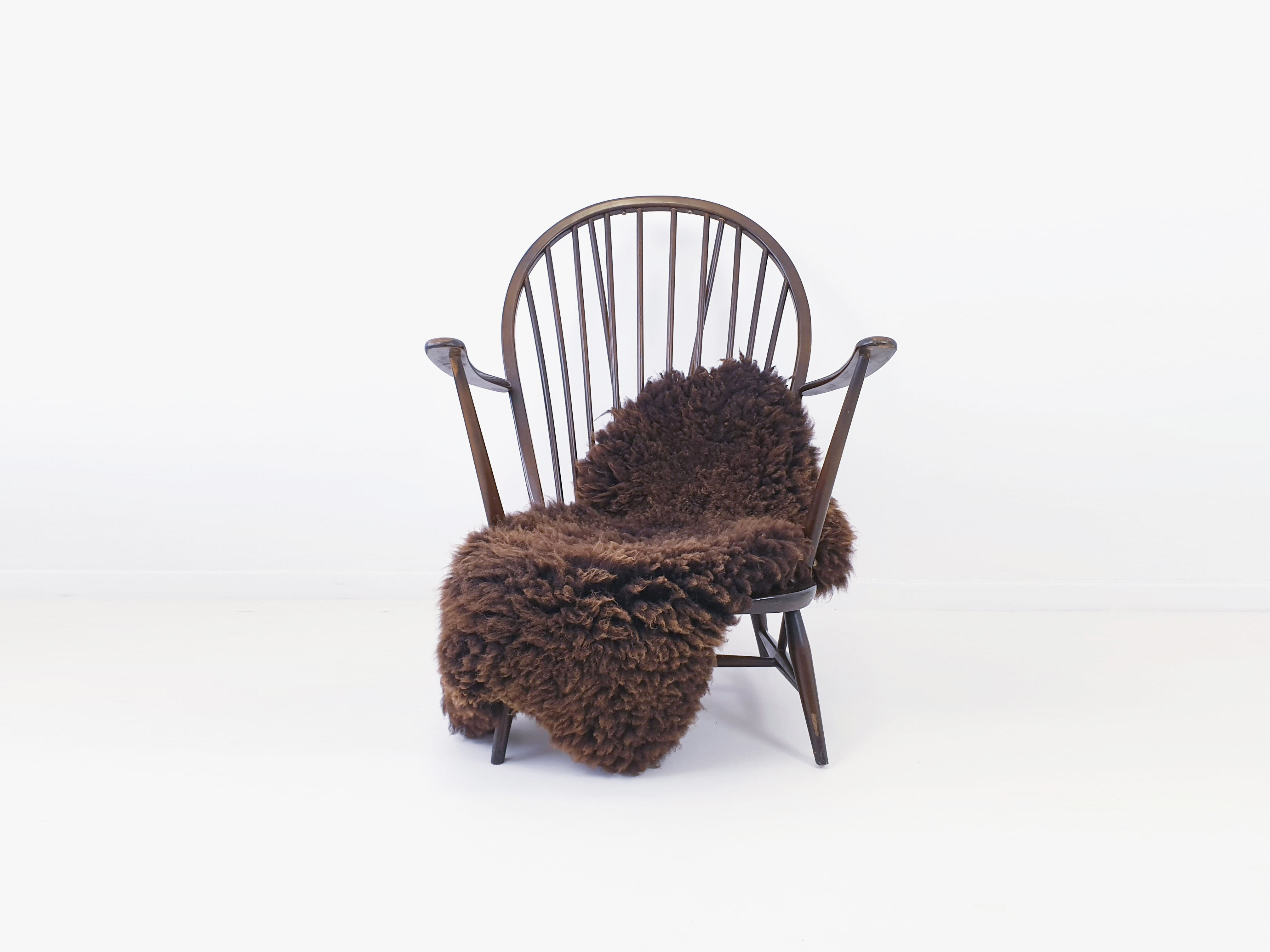 Grandfather wooden chair by Ercol 1978