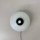 Vintage brown and white wall lamp sconce , 1970s