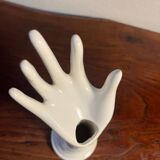 Elegant porcelain soliflore / ring holder handmade – floral decoration a
