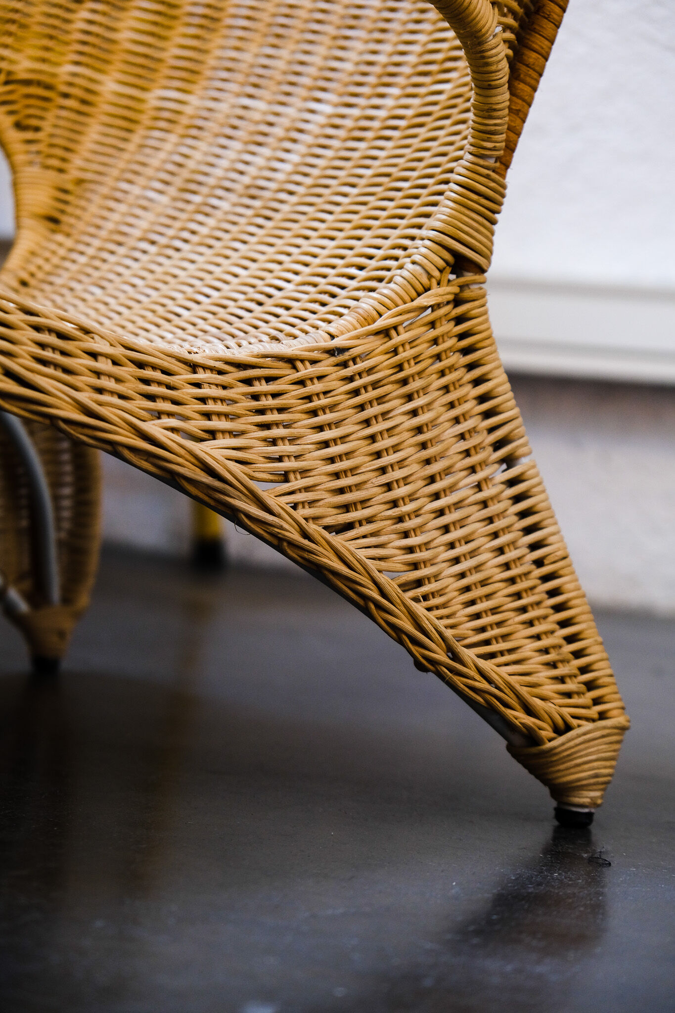 Rattan chaise longue Monika mulder