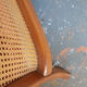 Pair of vintage canned armchairs