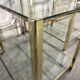 Pair of bronze side tables