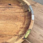 Plat touareg en bois rond XL