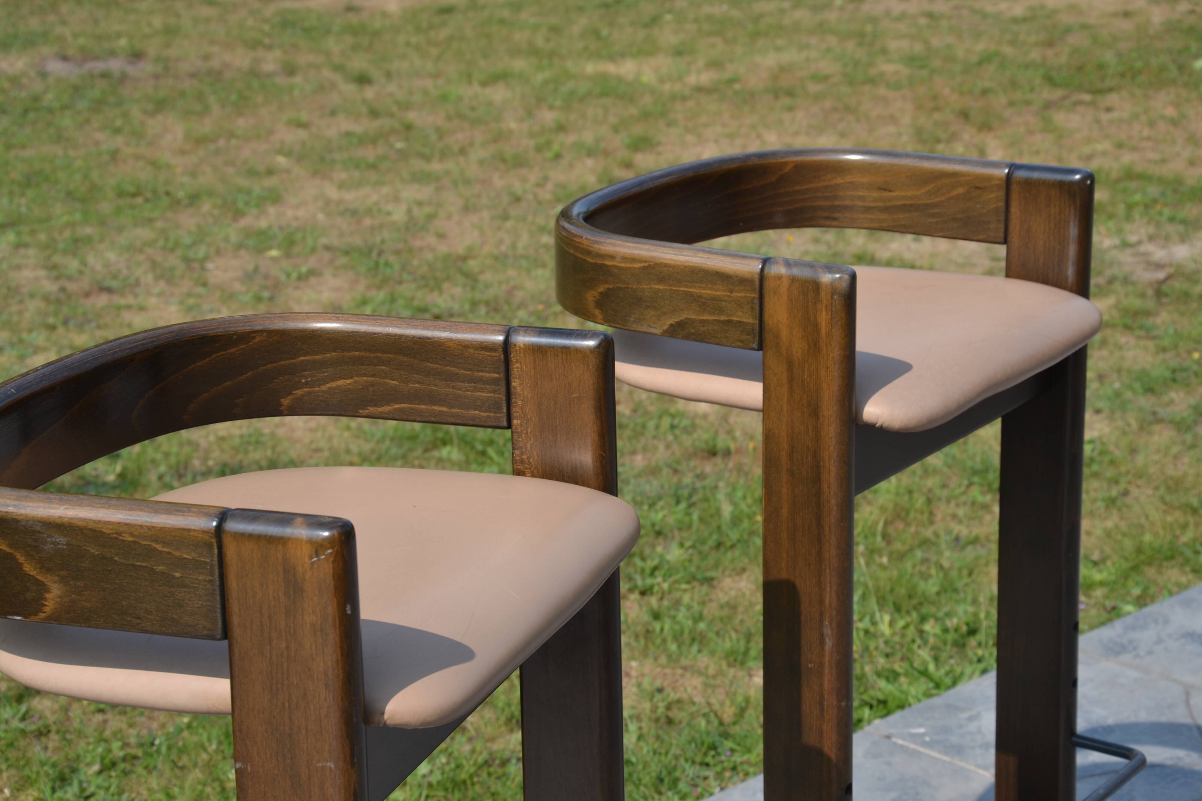 2 vintage bar chairs Germany