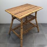 Audoux Minet bamboo rattan coffee table