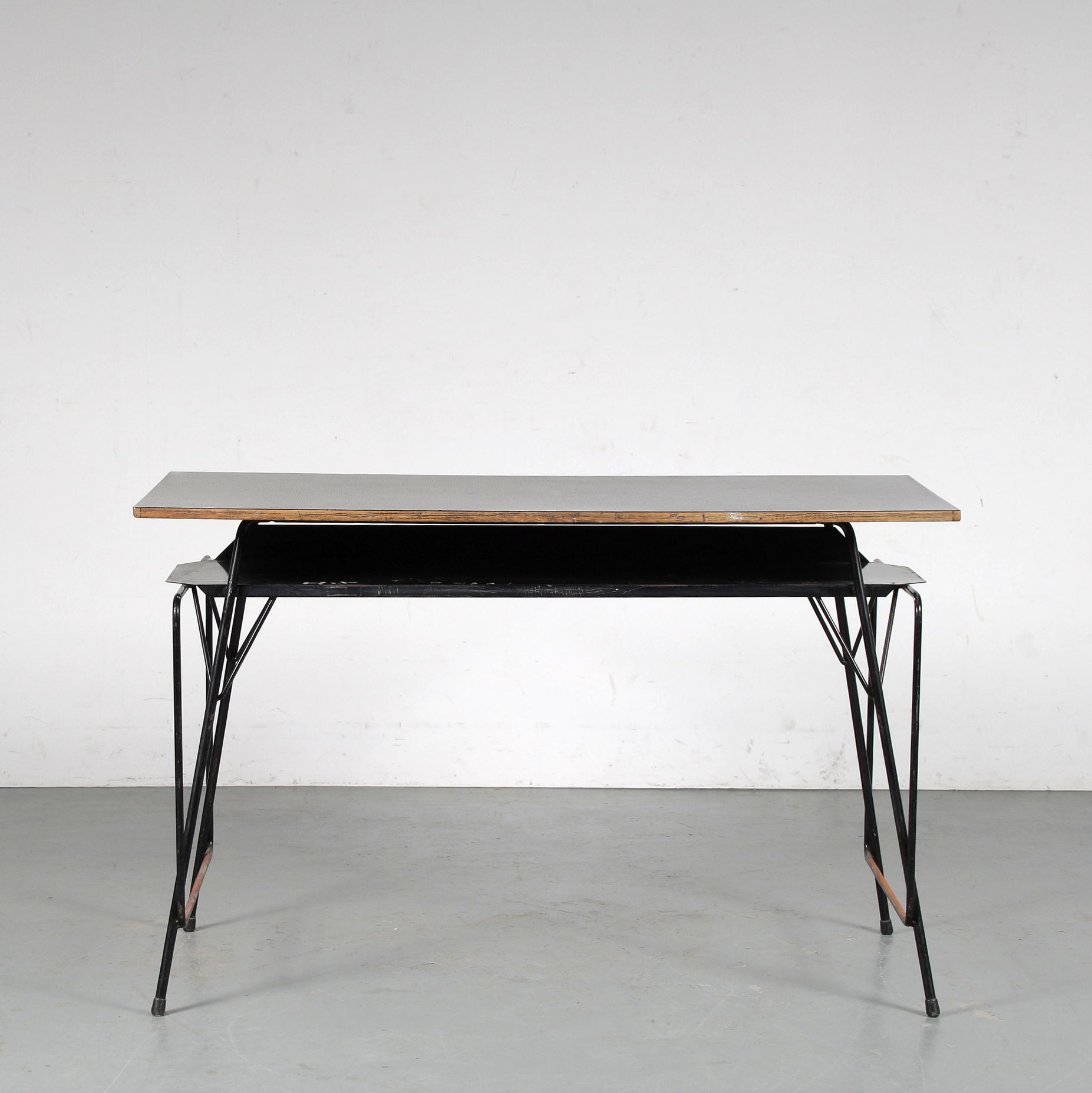 1950s Willy van der Meeren teacher’s desk for Tubax, Belgium