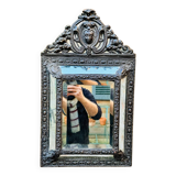 19th century wall mirror with parecloses