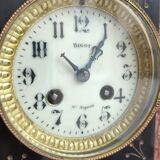 Old fireplace set period Napoleon III clock clock chandeliers