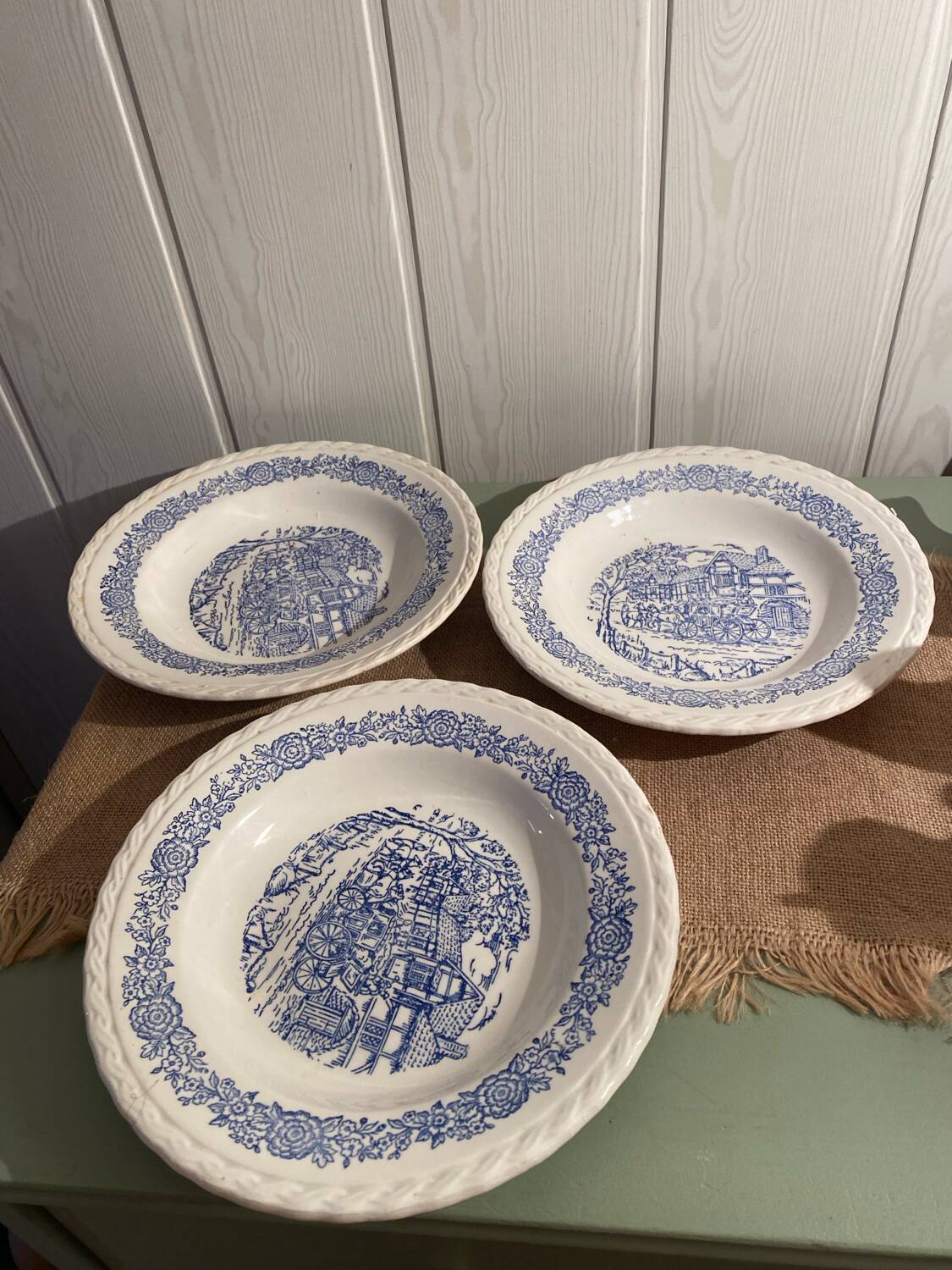 Antique English plates