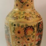 Ensemble de 3 vases japonais anciens Satsuma