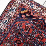 Handmade vintage Persian Hamadan rug 76cm x 126cm, 1970s