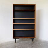 Bibliothèque en teck suédois vintage par Hugo Troeds