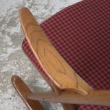 Frank Reenskaug, Bramin Møbler rocking chair Danish teak 60s