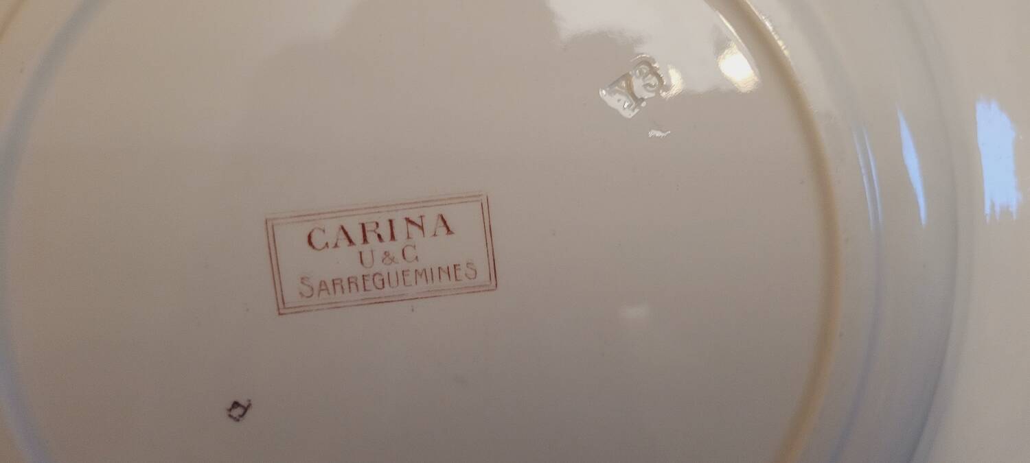 Plat rond Sarreguemines