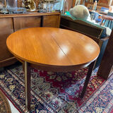 Round table extension butterfly vintage year 70