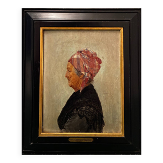 Portrait painting by Choppard-Mazeau, 1890