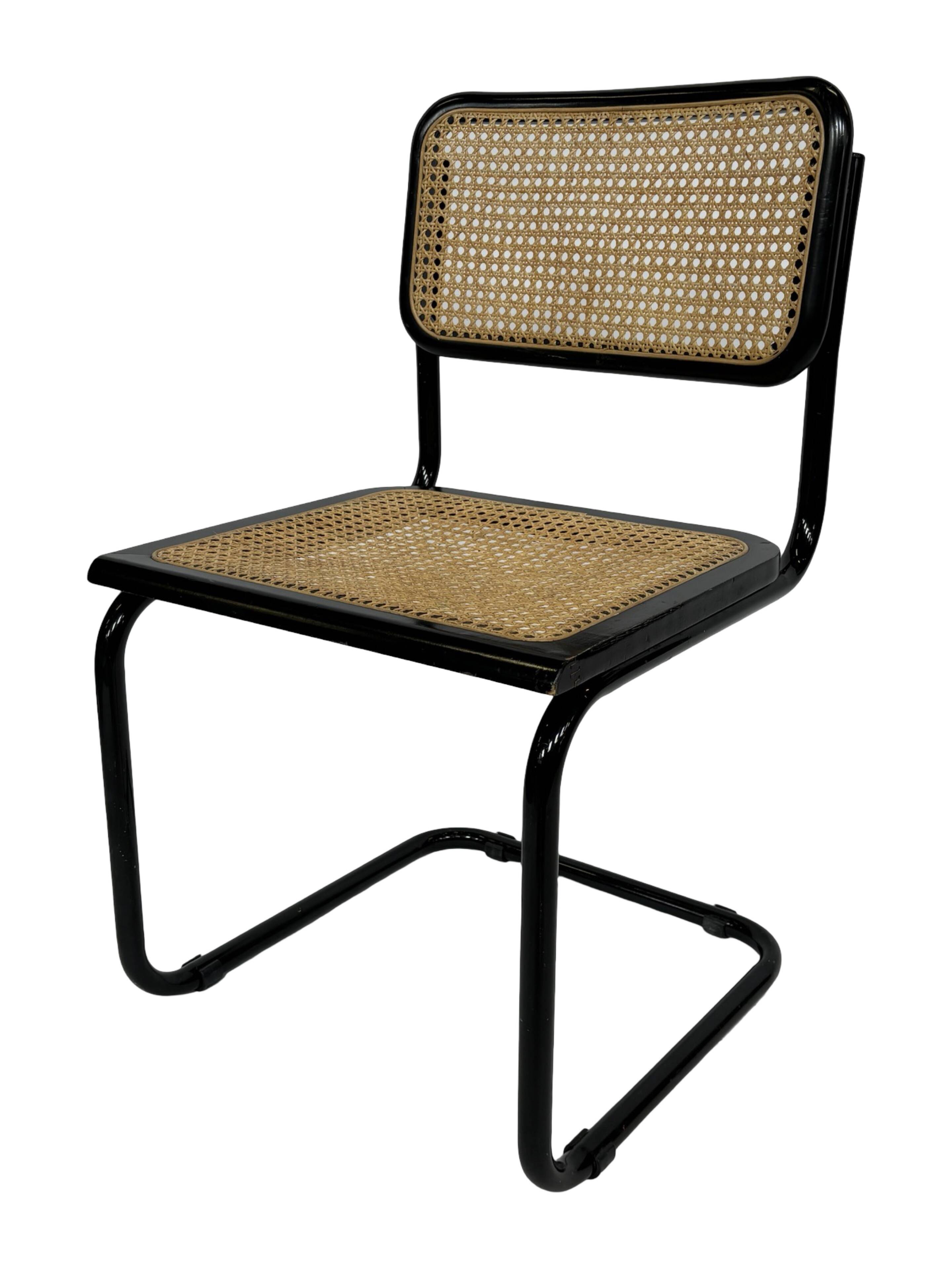 Vintage Cesca design chair b32 model in black