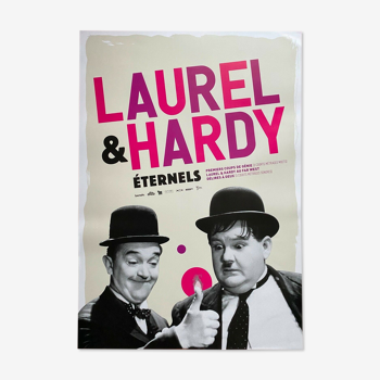 Affiche cinéma "Laurel & Hardy éternels" 40x60cm