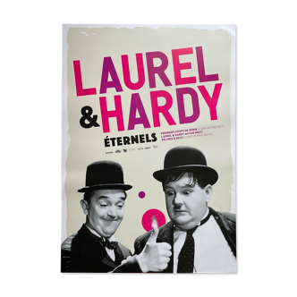 Affiche cinéma "Laurel & Hardy éternels" 40x60cm