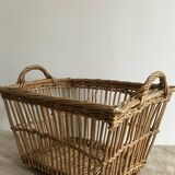 Laundry basket, woven wicker