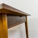 Table à manger extensible de style mid-century en noyer, années 1960