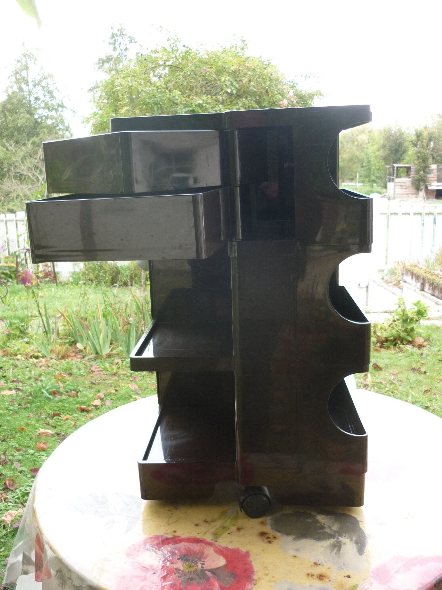 Boby dessert brown design Joe Colombo