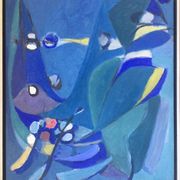 Acrylique sur panneau de georges wicky