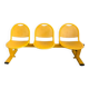 Yellow metal bench