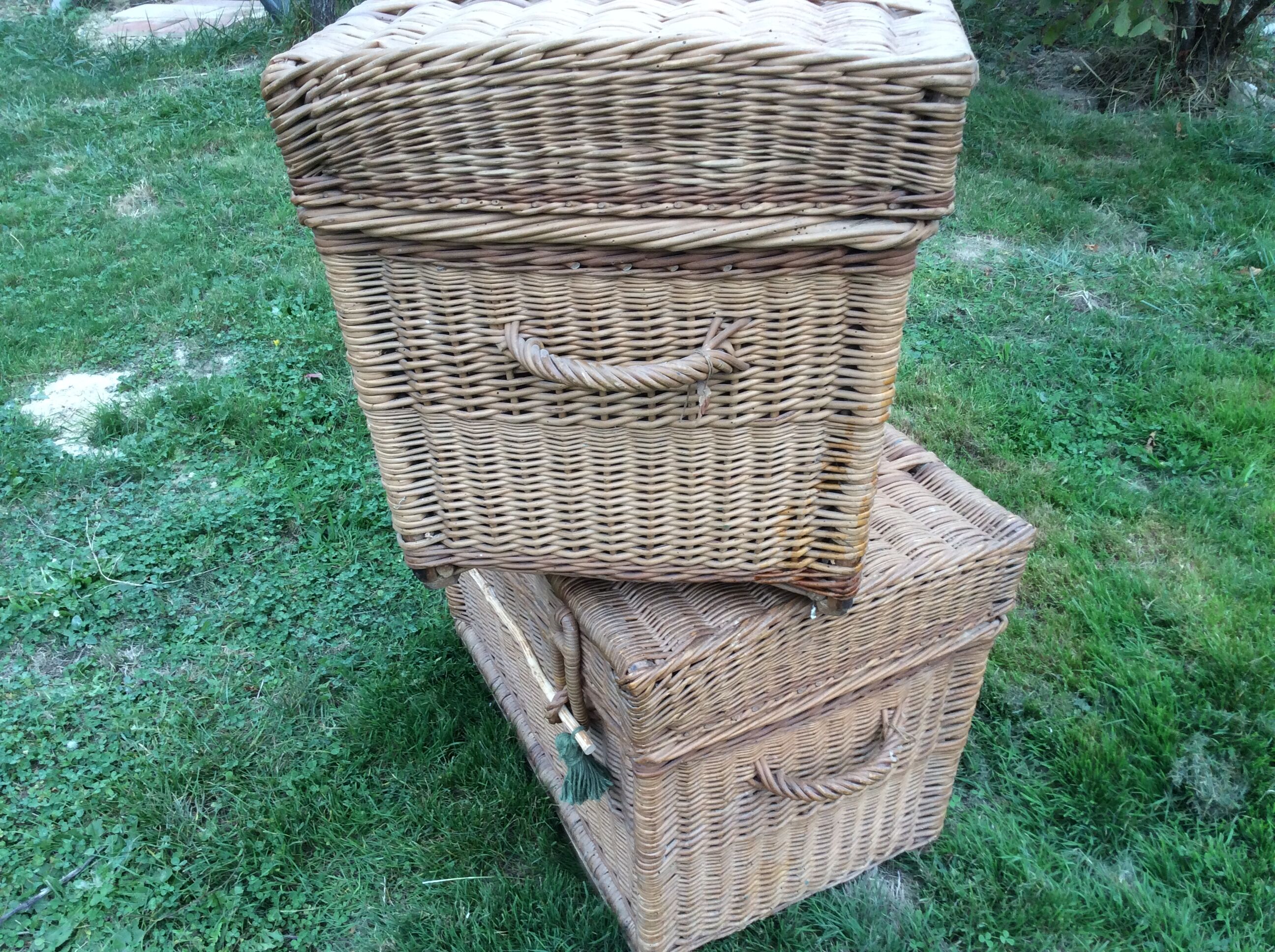 Vintage travel trunks
