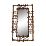 Bamboo mirror 39x70cm