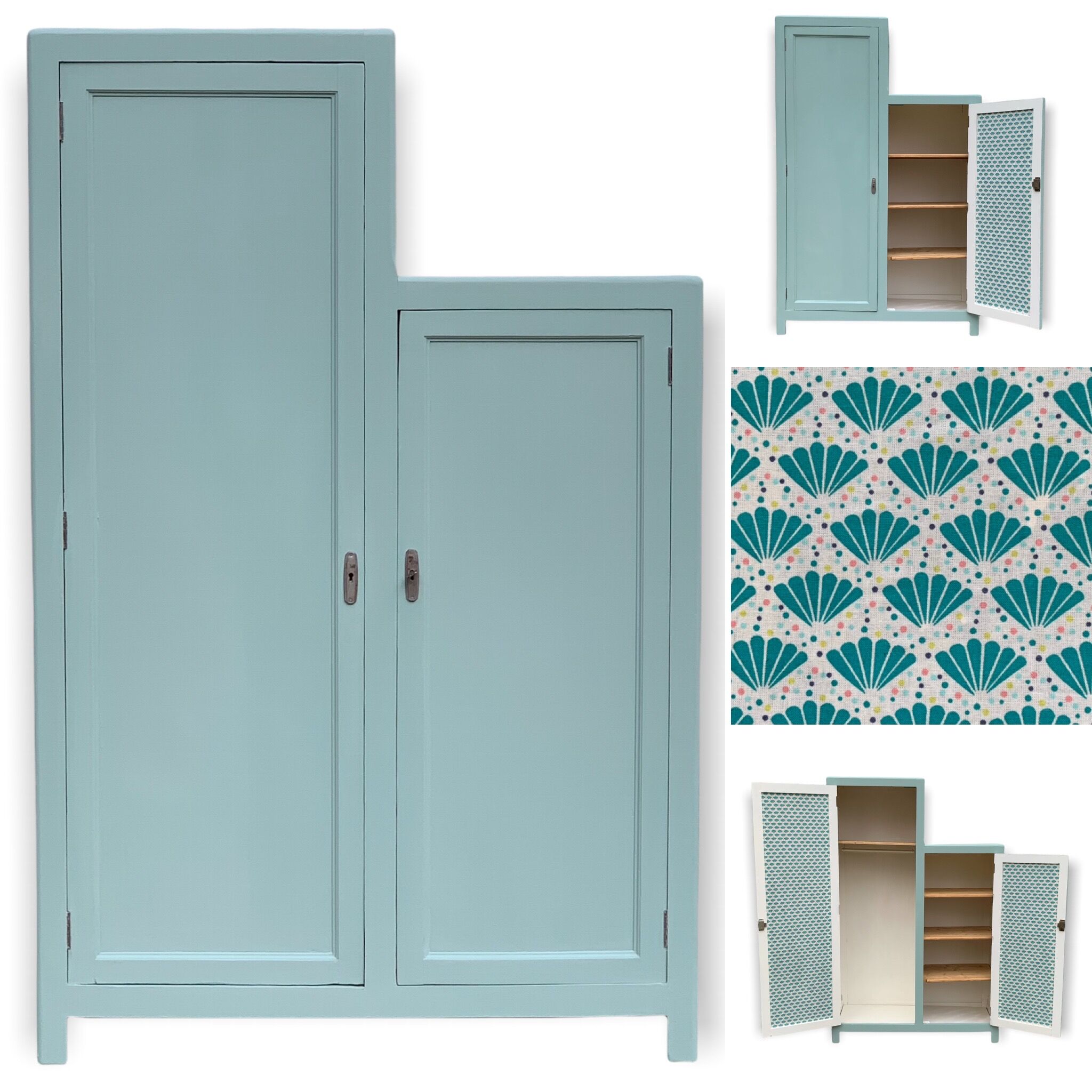 Asymmetrical Parisian wardrobe 1940