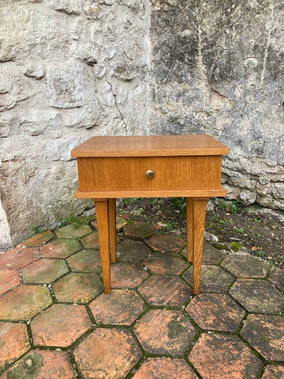 Vintage bedside table