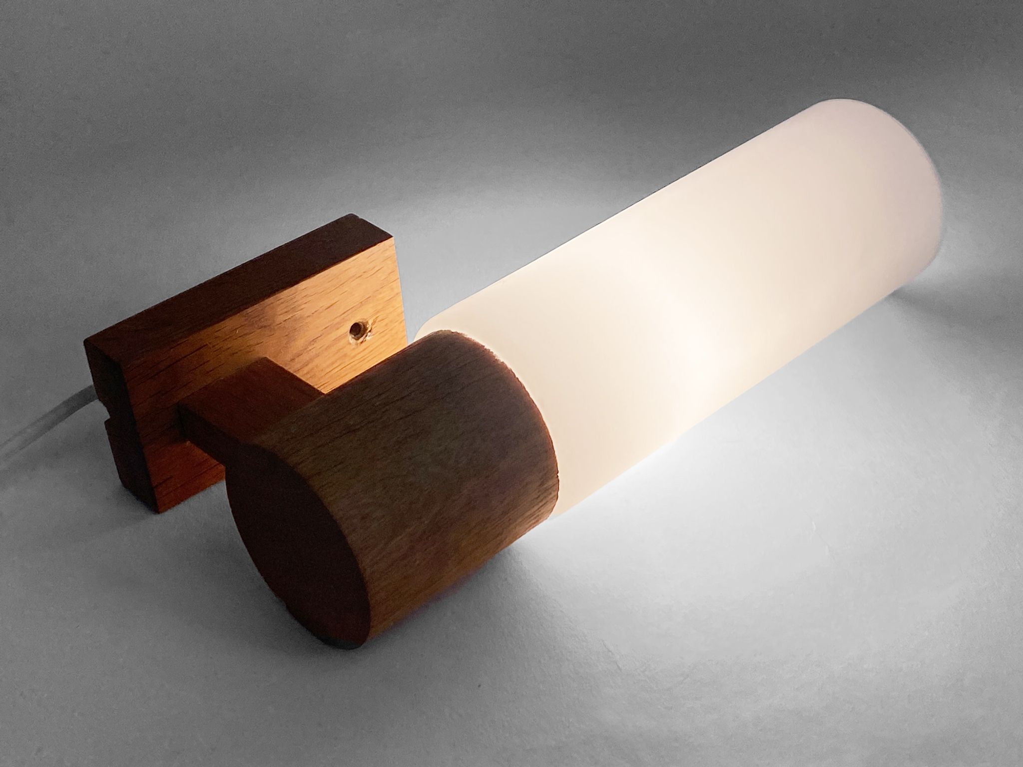 Wall lamp in teak Sweden 1960s