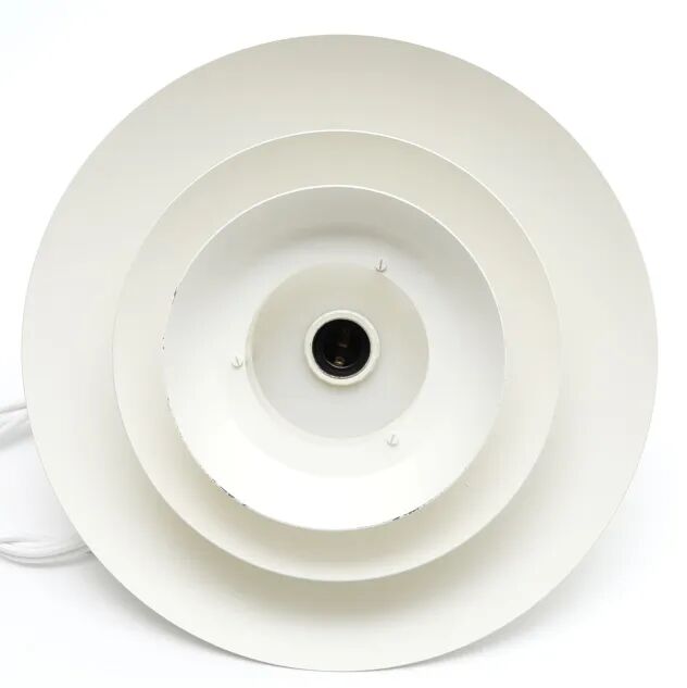 White Scandinavian lamp, 1970s