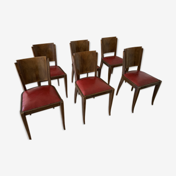 6 chaises  années 60