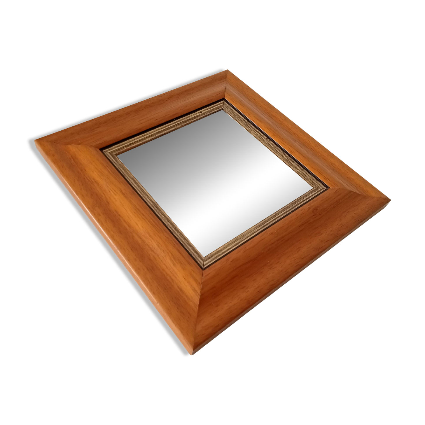 Vintage beech mirror